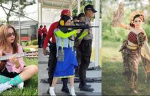 9 Potret Eksklusif, Lady Rara Menunjukkan Kepiawaiannya Dalam Berbagai Kegiatan, Mulai Dari Menari Hingga Menembak.