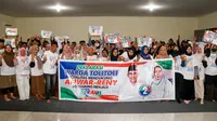 Rtusan massa asal Kabupaten Tolitoli siap menenangkan pasangan calon Gubernur dan calon Wakil Gubernur Sulawesi Tengah (Sulteng) nomor urut 2, Anwar Hafid dan Reny Lamadjido. (Ist).