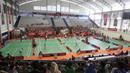 Suasana Audisi Umum Beasiswa Bulutangkis PB Djarum di GOR Sritex, Solo, Minggu (10/4/2016). (Bola.com/Arief Bagus)