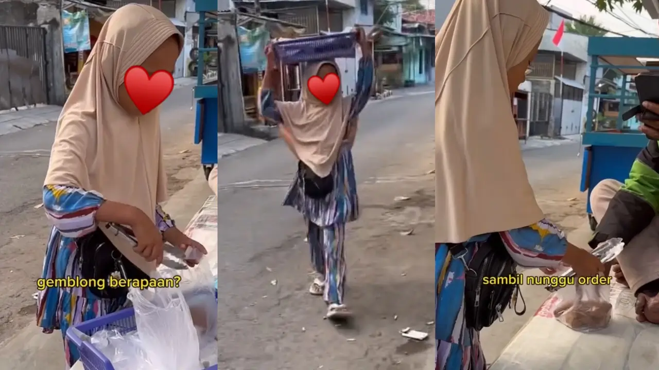 Anak Penjual Gemblong dan Donat Viral