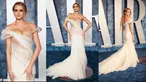 Foto kolase Cara Delavigne saat menghadiri  After Party Vanity Fair Oscar 2023 di The Wallis Annenberg Center for the Performing Arts di Beverly Hills, California pada 12 Maret 2023. Cara Delevingne memukau dalam balutan gaun malam berwarna gading halus saat dia memimpin kemewahan rumahan dengan Lily James, Sienna Miller dan Daisy Edgar-Jones yang elegan di pesta Vanity Fair Oscars yang bertabur bintang. (AFP Photo)