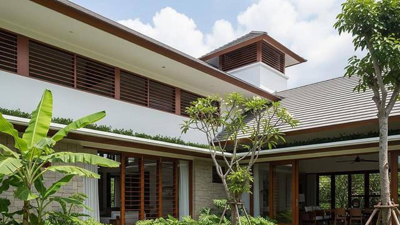 12 Desain Rumah Minimalis Sejuk Nyaman Tanpa AC di Iklim Tropis, Anti Gerah &amp; Hemat Listrik