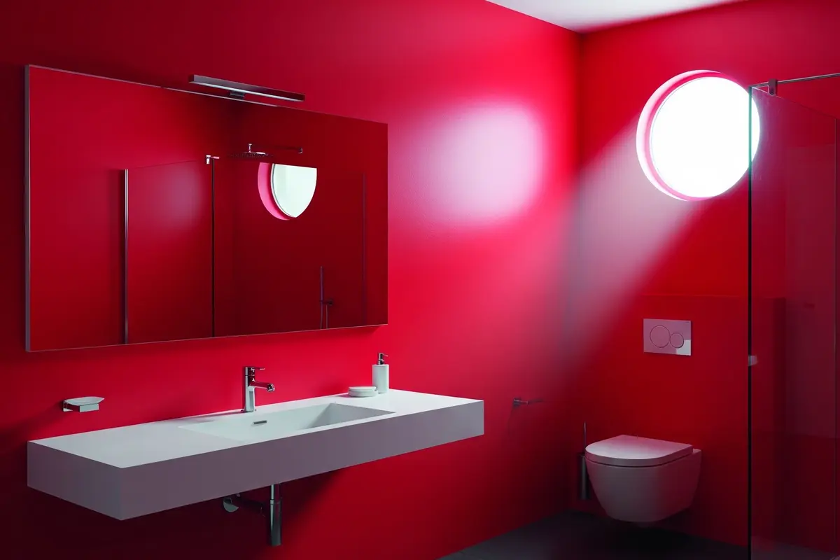 Warna cat kamar mandi yang harus dihindari (Image by Gemini AI)