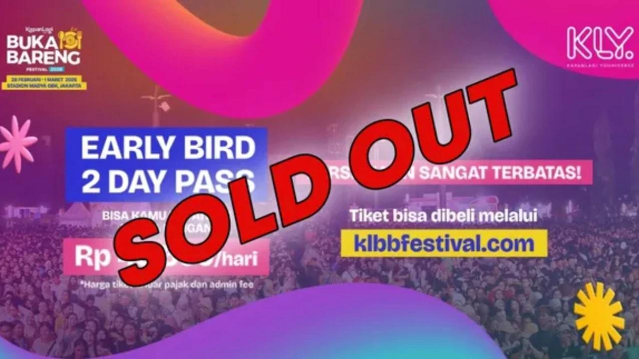 KapanLagi Buka Bareng 2026 Siap Digelar di GBK, Tiket Early Bird Sold Out Dalam Waktu 1 Jam