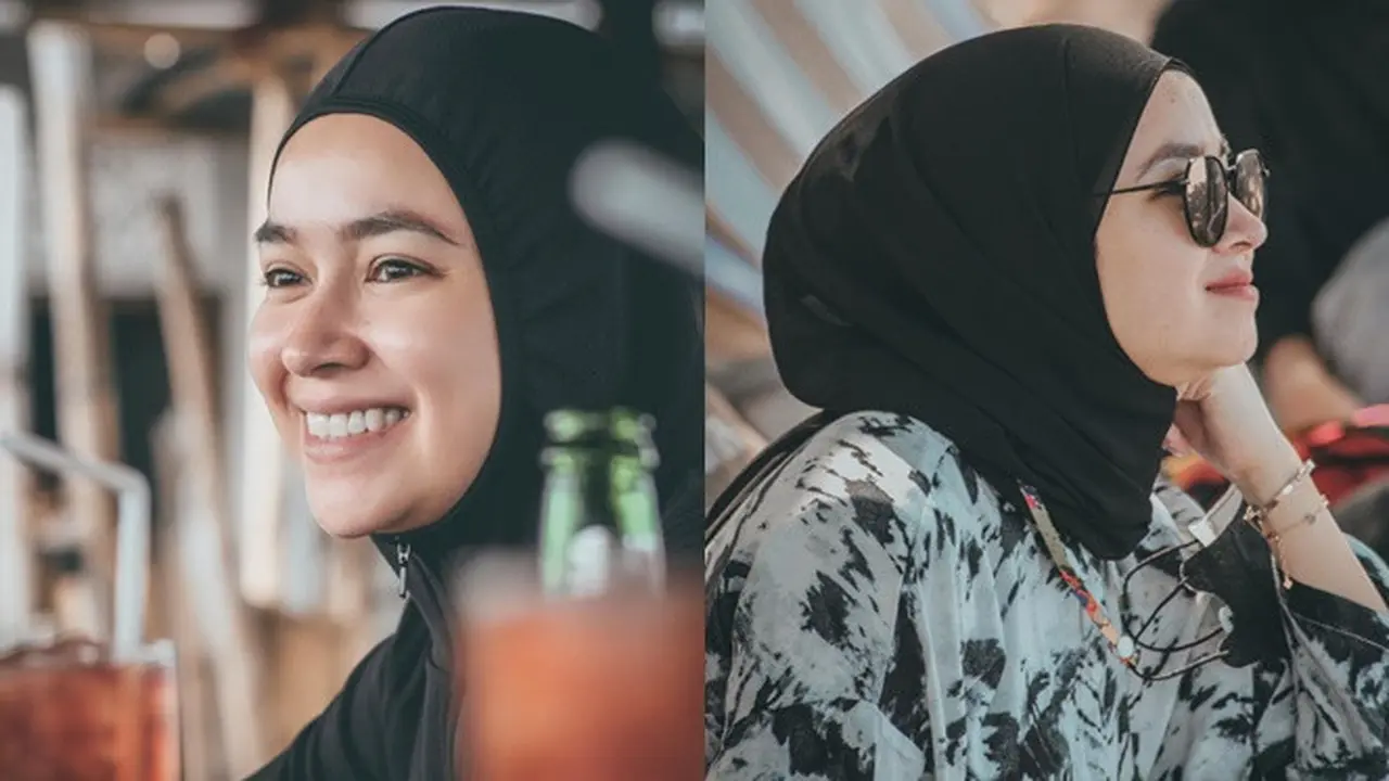6 Potret Aryani Fitriana Pamer Senyum dari Samping, Hidung Mancungnya Curi Perhatian