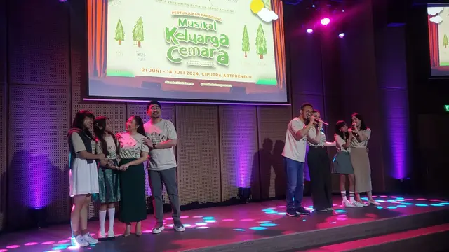 Press Conference Teater Musikal Keluarga Cemara (Fimela.com/salsa)