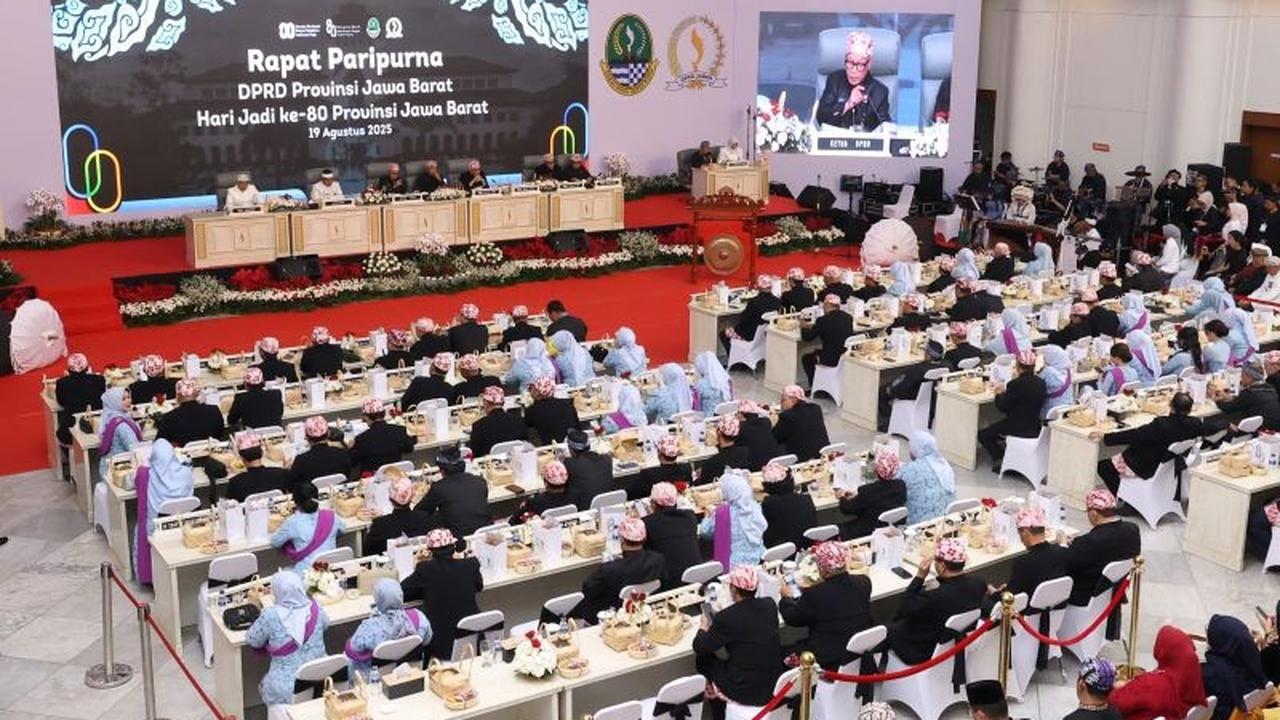 DPRD Jabar Dorong Kemajuan Lewat Sektor Strategis di Usia Ke-80, Apa Saja Fokusnya?