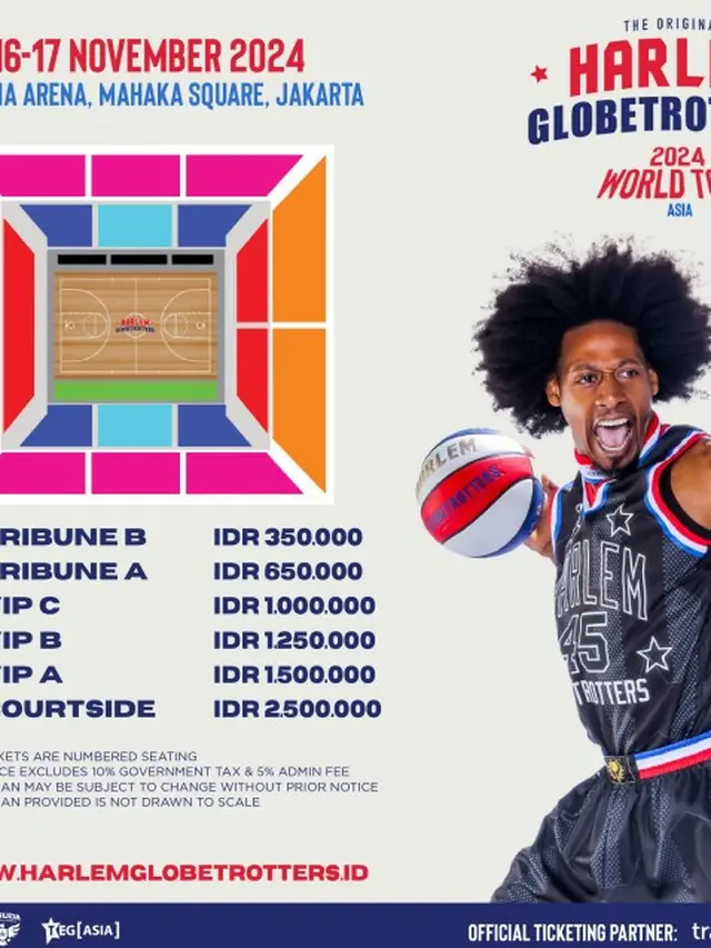 Harlem Globetrotters di Jakarta (Istimewa)