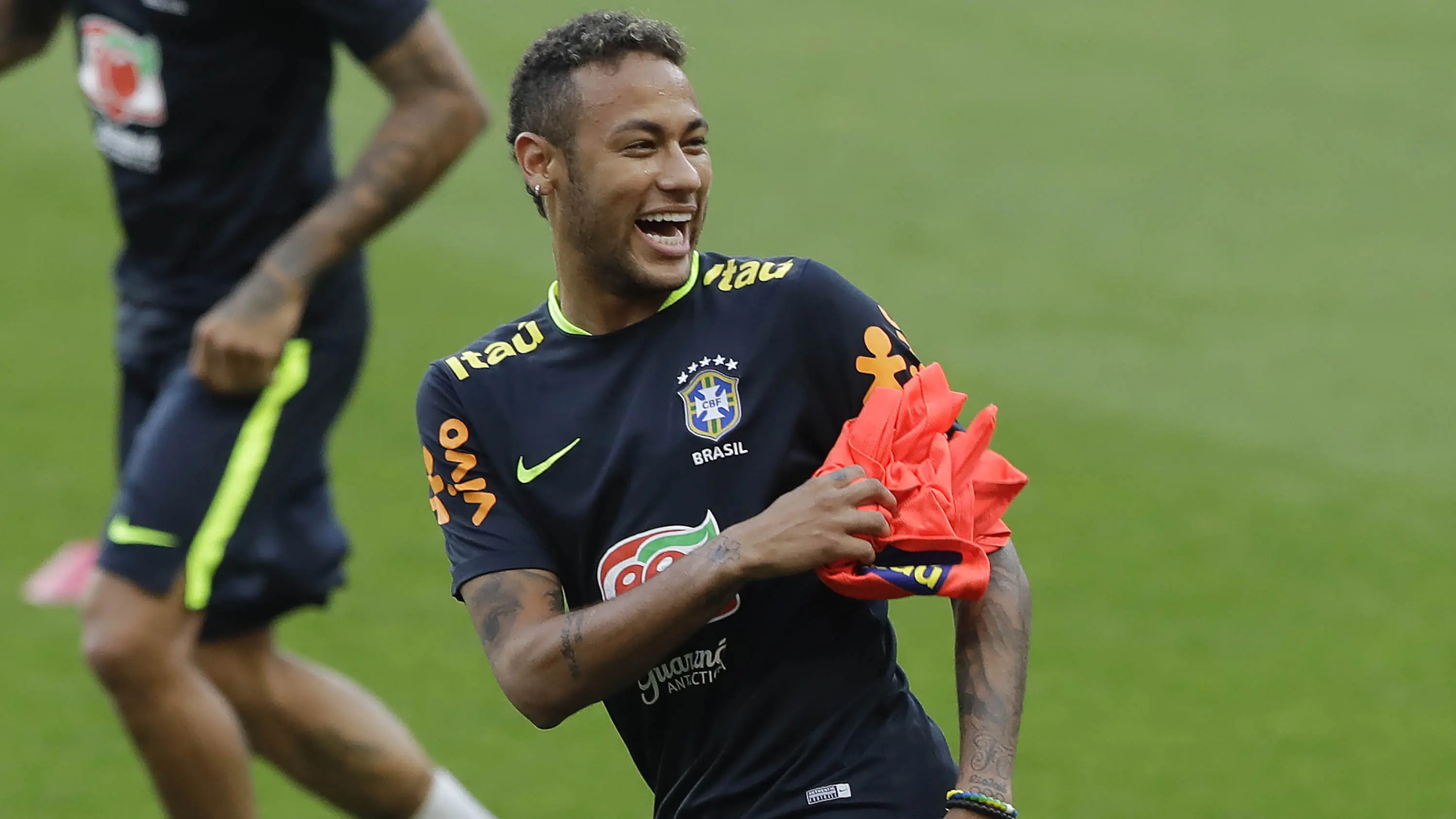 Striker Brasil, Neymar (AP/Andre Penner)
