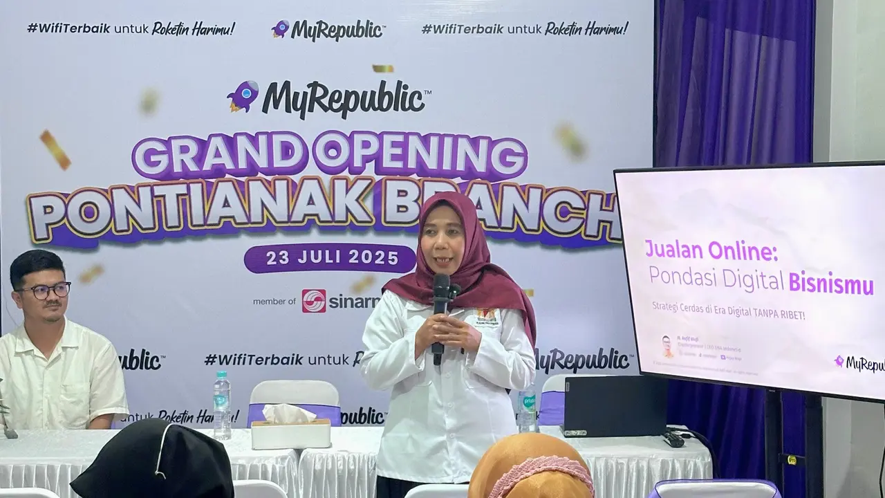 MyRepublic menggelar talkshow "RocketTalks: UMKM Naik Kelas"