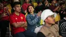 <p>Fans Manchester United menikmati Roaring Night Liga Inggris melawan Manchester City yang berlangsung di Hotel IBIS Style, Tanah Abang, Jakarta, Minggu (03/03/2024). (Bola.com/Bagaskara Lazuardi)</p>