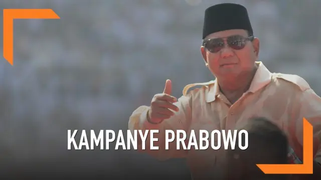 Prabowo Subianto berorasi dalam kampanye akbar di stadion GBK, Jakarta. Ia menyebut Indonesia sedang sakit, bahkan Ibu Pertiwi sedang diperkosa.