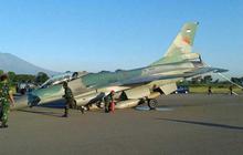 Pesawat F-16 kecelakaan usai latihan di Lanud Iswahjudi di Madiun