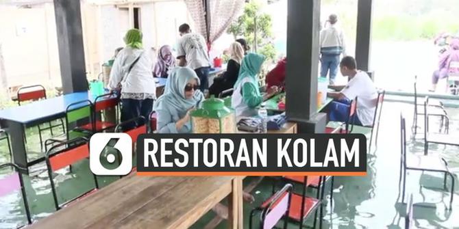 VIDEO: Sensasi Makan di Kolam Ikan Hidup Yogyakarta