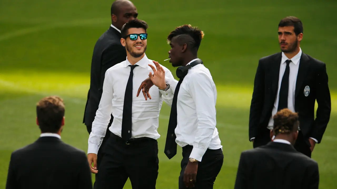 Jelang Hadapi  Madrid, Pemain Juventus Bergaya Formil di Lapangan Hijau 