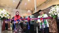 Kedutaan Besar Australia dengan bangga meluncurkan pameran seni instalasi digital yang menghadirkan pengalaman imersif, berjudul 'Walking Through a Songline' dikutip melalui keterangan tertulisnya, Jumat (7/7/2023). (Dok: Kedubes Australia di Jakarta)