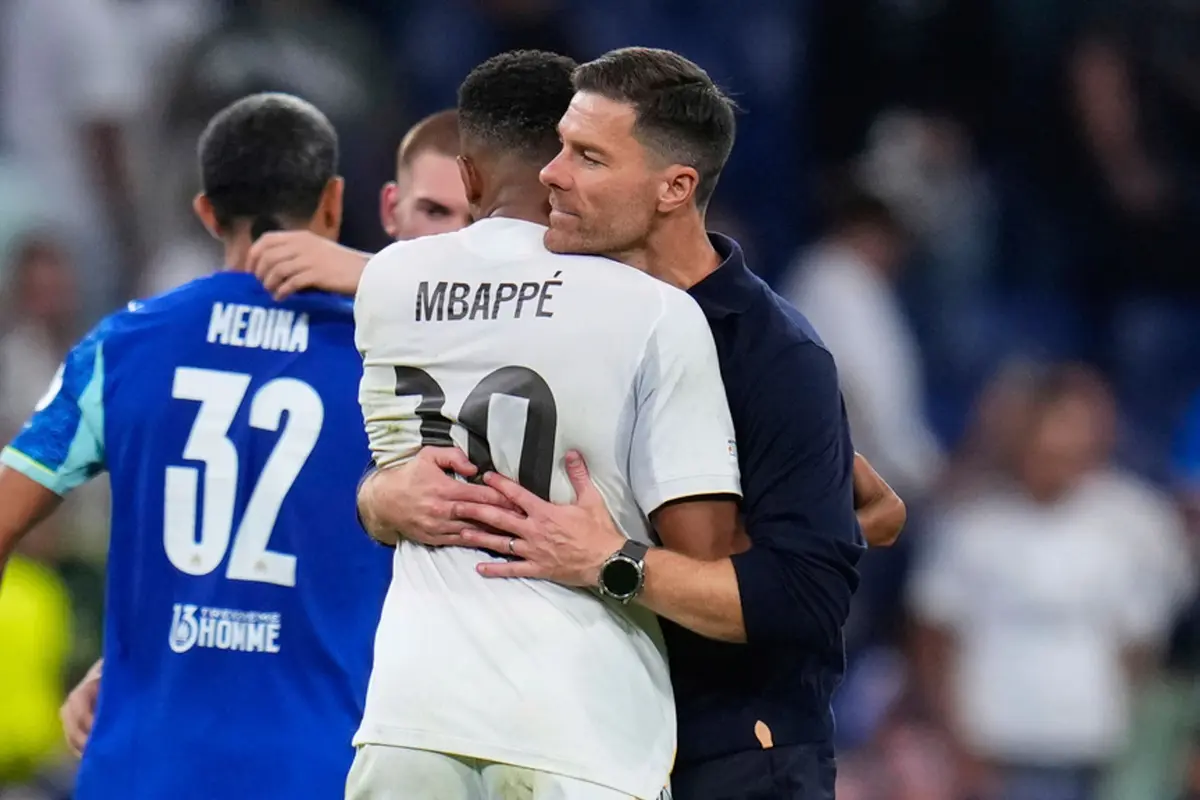 Foto: Aksi Memukau Kylian Mbappe, Borong 2 Gol Bawa Real Madrid Bungkam Marseille Liga Champions