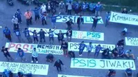 Demo Suporter PSIS (Edhie Prayitno/Liputan6.com)