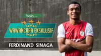 Striker PSM Makassar, Ferdinand Sinaga bicara banyak hal saat diwawancarai bola.com.