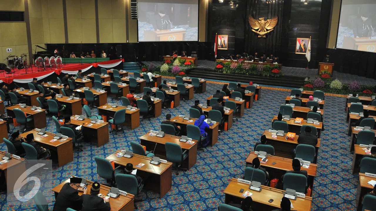 HUT Ke-488 DKI, Mendagri Tjahjo Kumolo Rapat Paripurna Istimewa Dengan DPRD