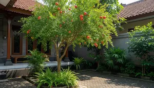 Pohon Buah yang Tidak Membuat Paving Cepat Rusak. (Foto: AI)