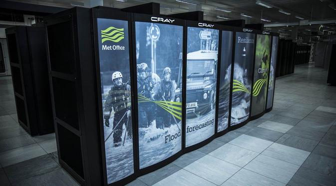 Superkomputer nantinya akan mampu enam kali lebih akurat dari yang dimiliki sebelumnya oleh Met Office.(Dok: Met Office)