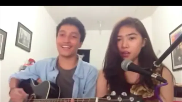 Isyana Sarasvati dan Rayhan Maditra
