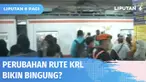 Perubahan rute KRL Jabodetabek buat para penumpang bingung! Kebijakan baru yang seharusnya membuat praktis malah bikin kerepotan saat bepergian. Komunitas KRL Mania menilai kebijakan ini berpotensi timbulkan penumpukan di Stasiun Manggarai.