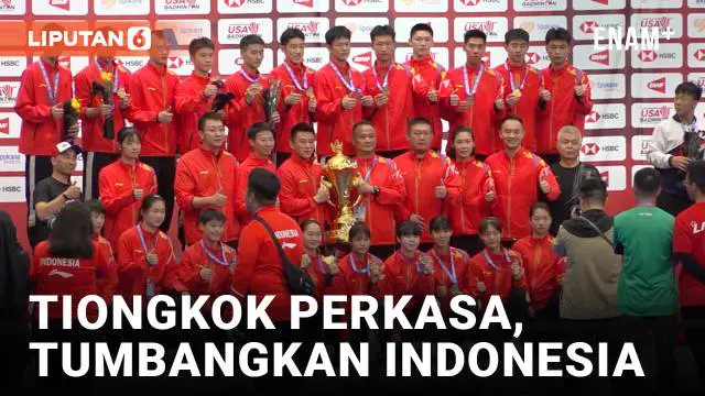Tim bulutangkis junior Indonesia meraih posisi kedua pada kejuaraan badminton junior dunia memperebutkan Suhandinata Cup. Indonesia dikalahkan Tiongkok pada babak final, setelah unggul dari Perancis dan Taiwan. Selengkapnya dilaporkan Virginia Gunawa...