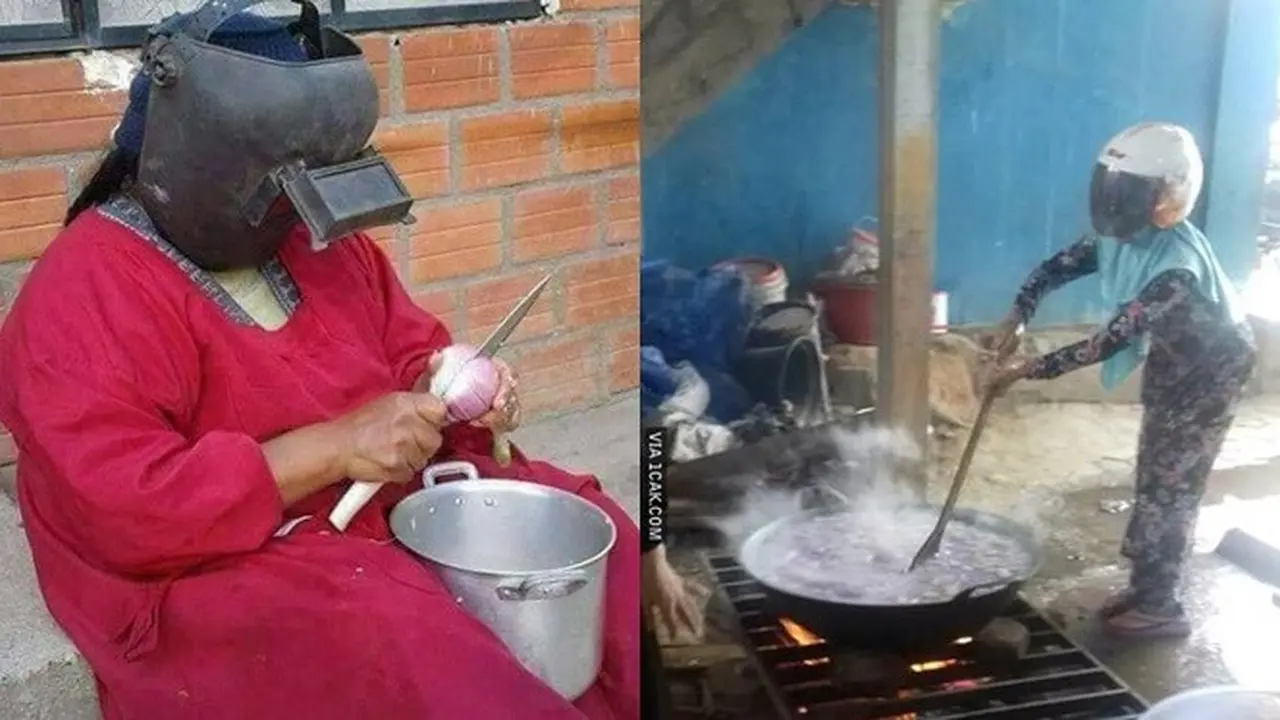 Kelakuan Emak Saat Masak