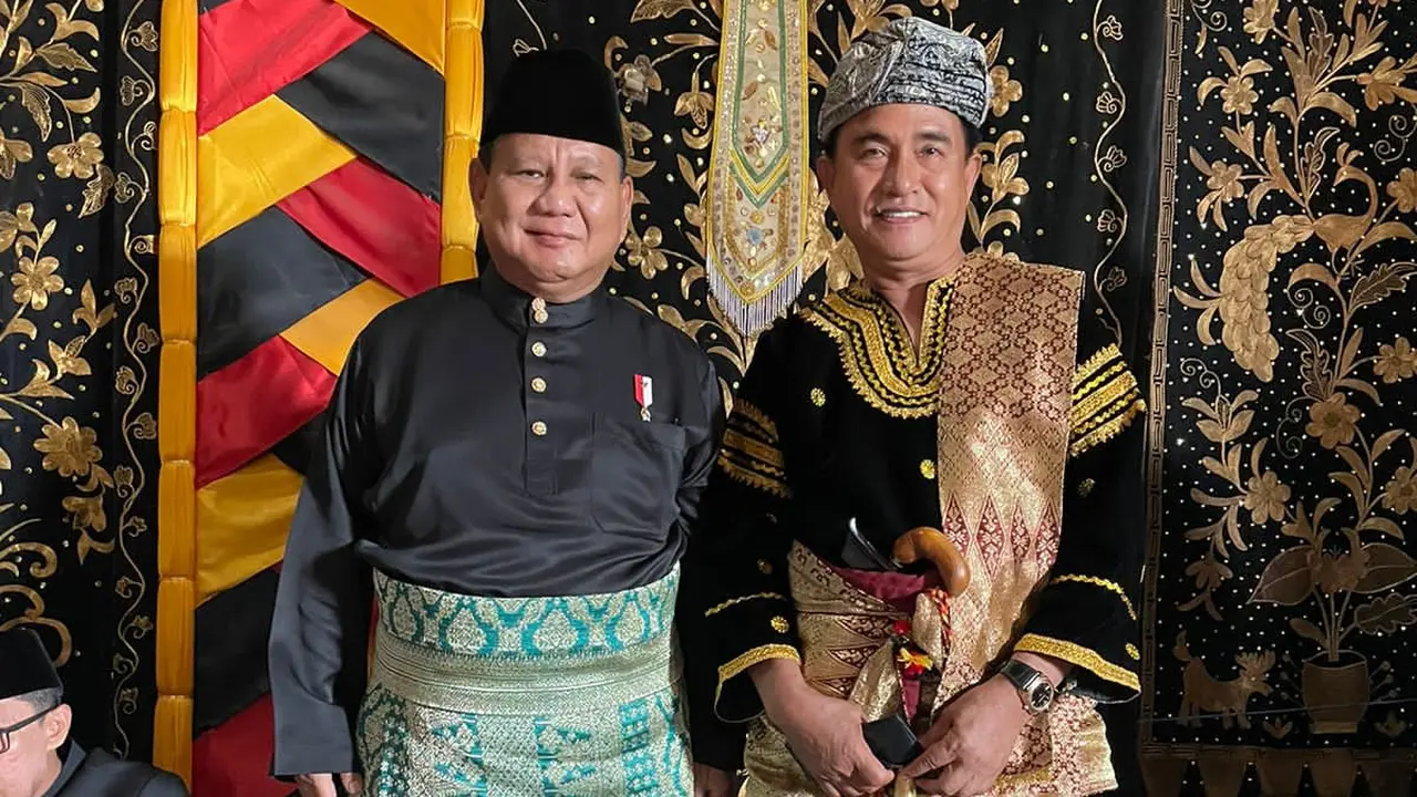 Prabowo Subianto dan Yusril Ihza Mahendra, tampil bersama di Batusangkar, Tanah Datar, Sumatera Barat (Istimewa)