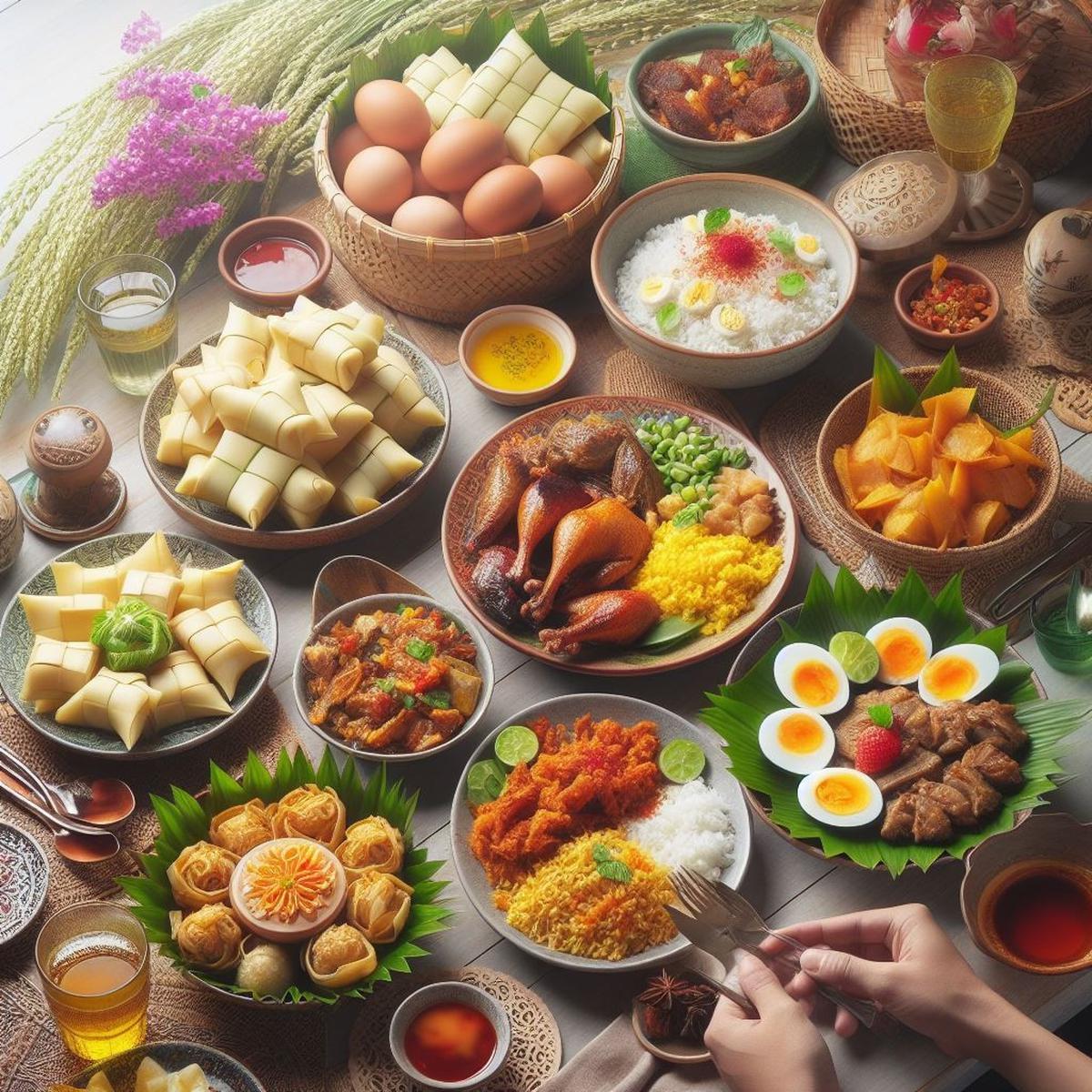 Ilustrasi Makanan Lebaran