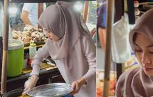 Paras Cantik Perempuan Penjual Nasi Kebuli Jadi Pembicaraan "Wajahnya Enggak Bosenin"