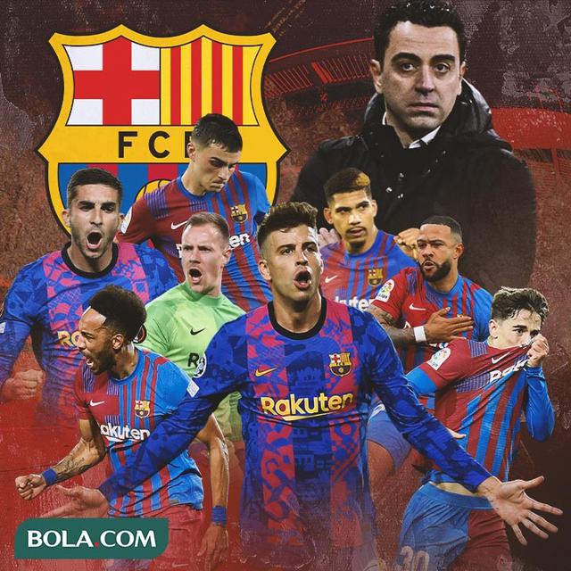 Barcelona - Xavi Hernandez and the Barcelona Stars