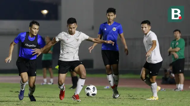 FOTO: Intip Latihan Pasukan Garuda Muda Asuhan Shin Tae-yong