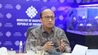 Sekjen Kemnaker, Anwar Sanusi, saat membuka Rapat Koordinasi Persiapan Pertemuan ke-12 WGHRD IMT-GT di Bandar Lampung, Lampung, Jumat (15/7/2022).
