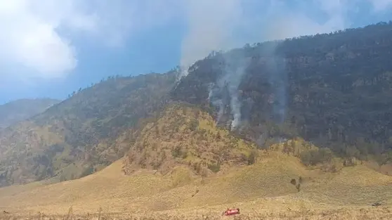 Kebakaran Meluas, Kawasan Wisata Bromo Ditutup Total