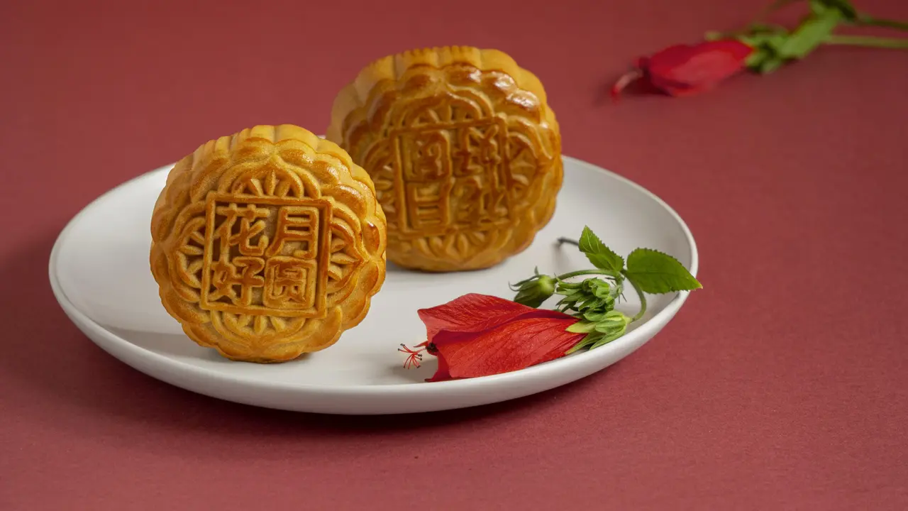 Ilustrasi kue kerangjang, nian gao