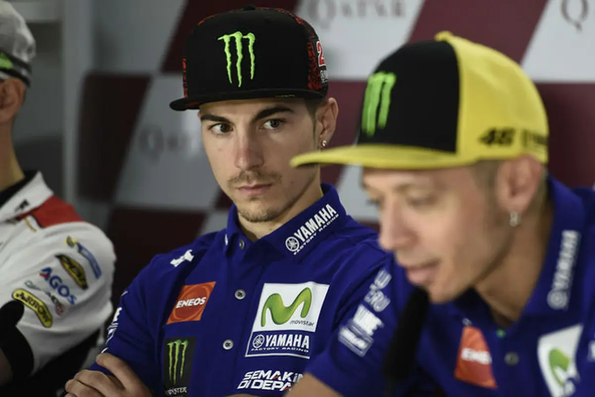 Maverick Vinales dan Valentino Rossi jelang MotoGP Qatar 2017