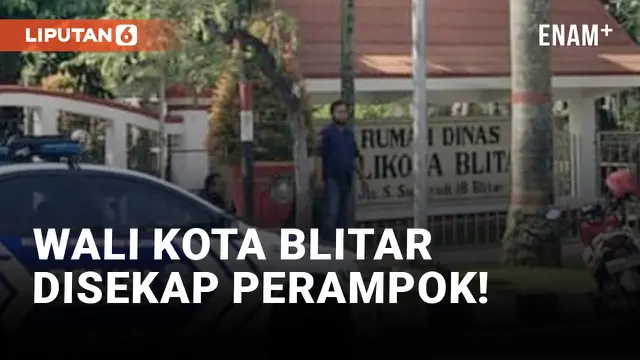 Wali Kota Blitar Disekap Perampok, 400 Juta dan Perhiasan Digondol