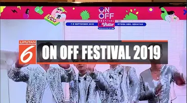 Acara On Off Festival 2019 yang diisi content creator terkenal akan digelar 7 sampaai 8 September.