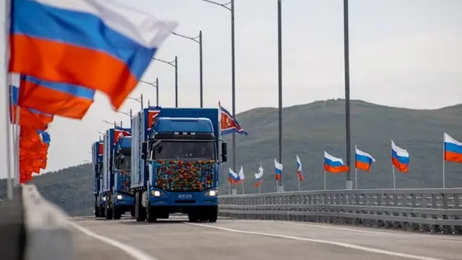 Rusia-Korea Utara Resmikan Jembatan Pertama untuk Kendaraan Bermotor