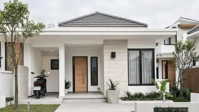 Inspirasi Halaman Rumah Tanpa Pagar Depan (AI Generated)