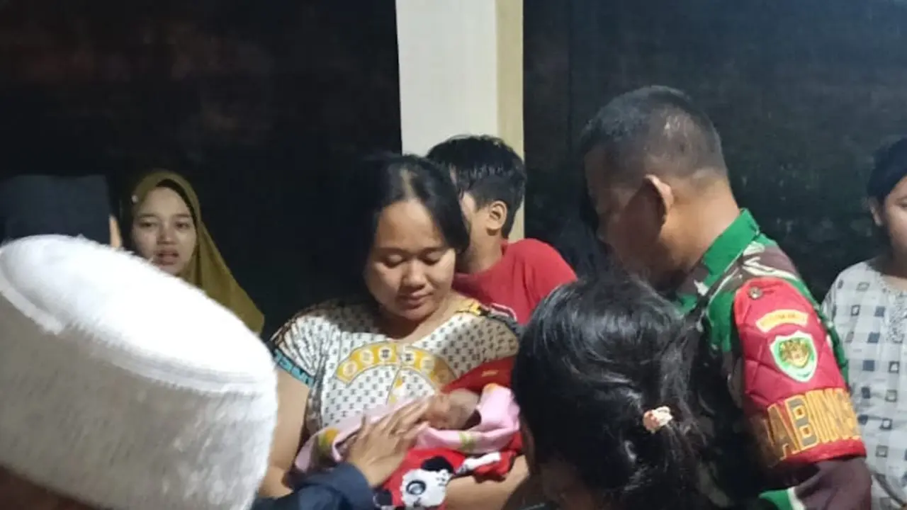 Bayi ditemukan di pos ronda sukabumi