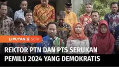Pimpinan Perguruan Tinggi Negeri dan Swasta di Daerah Istimewa Yogyakarta, menyampaikan seruan moral terkait Pemilu berkualitas dan demokrasi bermartabat. Terdapat 10 poin yang menjadi perhatian para rektor dan menjadi fokus diskusi serta kajian terb...