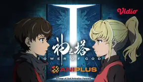 Anime Tower of God bercerita tentang anak laki-laki yang terperangkap di menara bersama temannya Rachel. (Dok. Vidio)