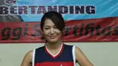 Sebelum mendaftar sebagai Putri Indonesia 2011 dan jadi pemenang, Maria Salena aktif sebagai atlet basket nasional. Beberapa kali ia terlibat dalam pertandingan nasional. (Andy Masela/Bintang.com)