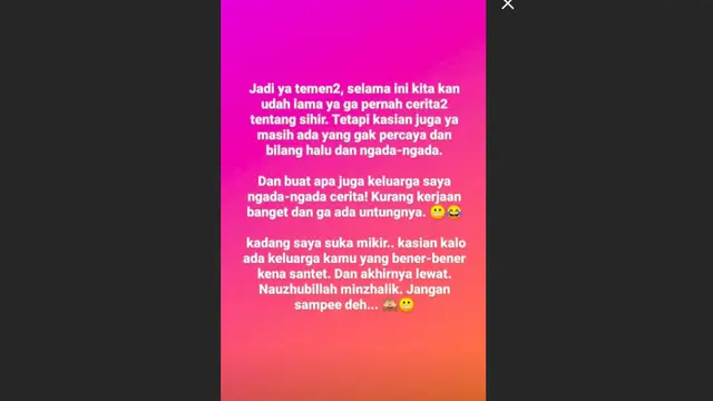 Unggahan Suami Indadari