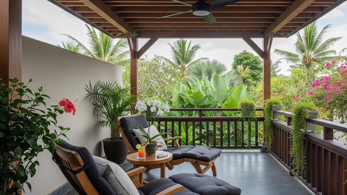 15 Inspirasi Desain Teras Sempit Tapi Tetap Adem dengan Atap Kanopi, Bikin Betah Nongkrong