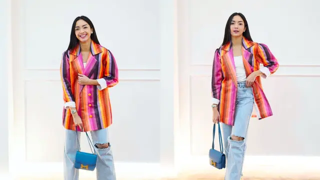 Padu padan blazer Ririn Dwi Ariyanti